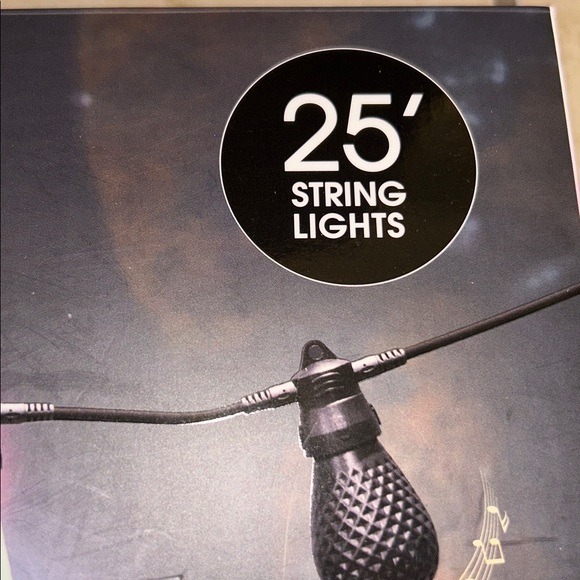 Bluetooth Outdoor string rgb bulb+speakers - Picture 2 of 5